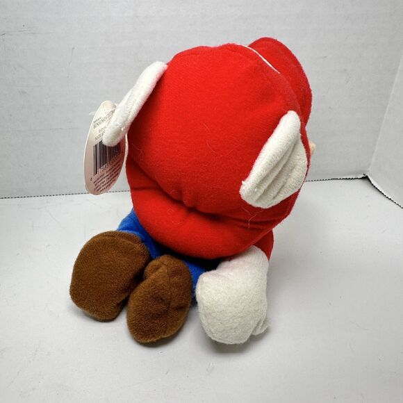 Nintendo Flying Mario Plush Bean Bag BDA N64 Video Game Plush Toy 6” Vintage - Picture 3 of 5